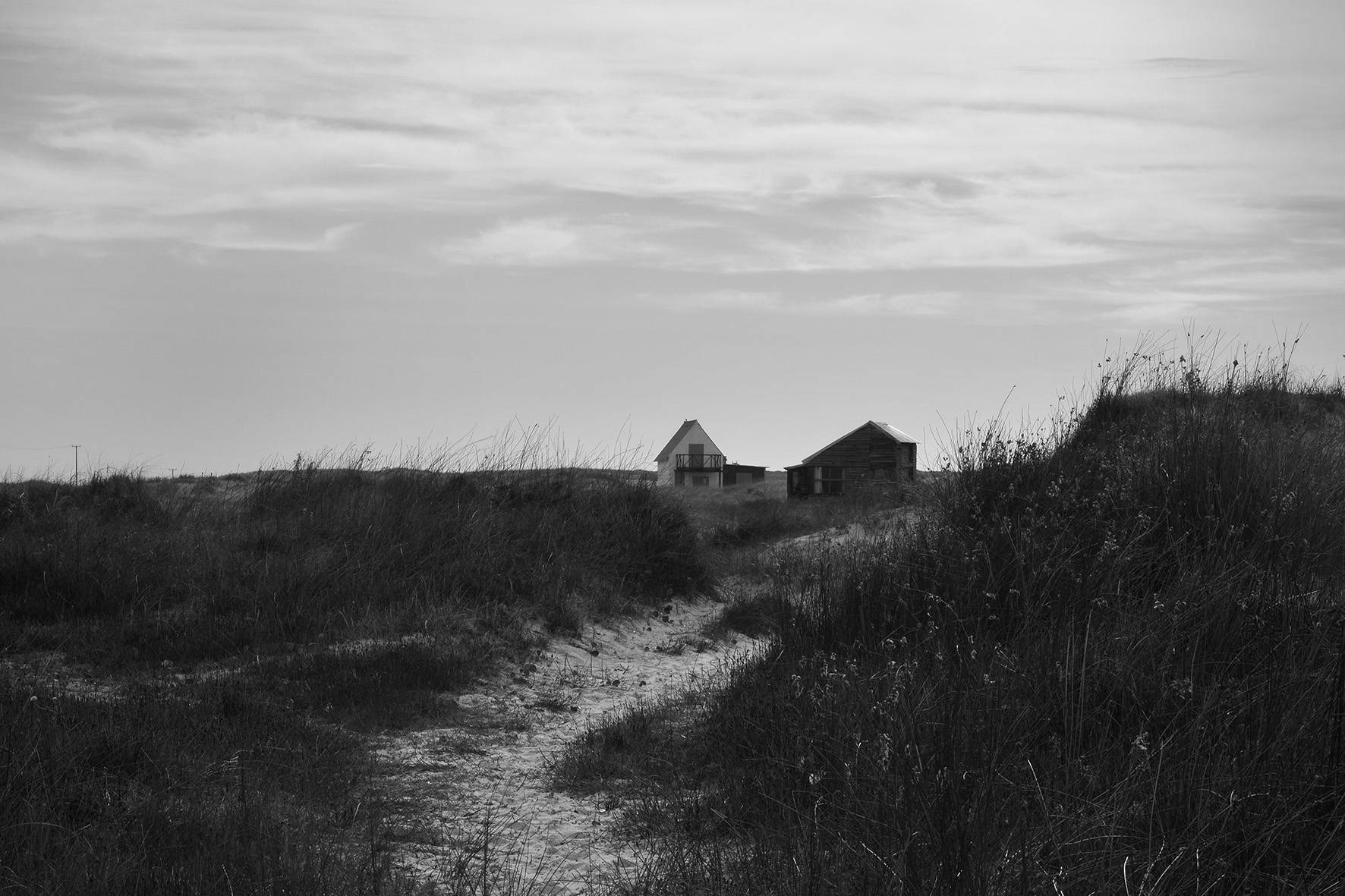 Foto de casa en valizas blanco y negro